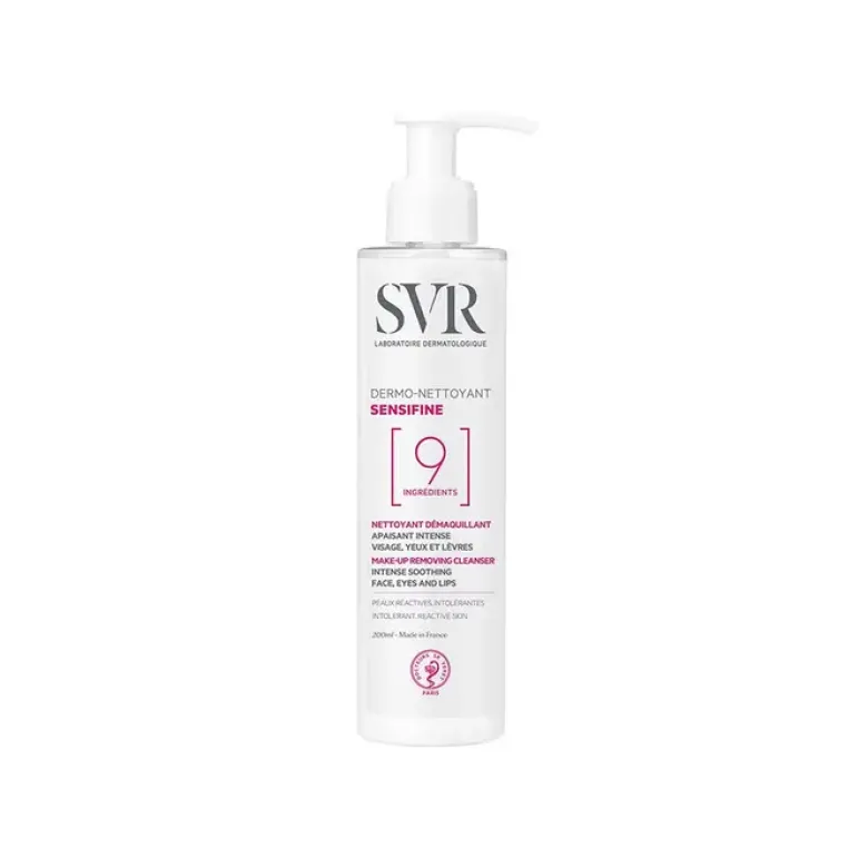 SVR Sensifine Dermo Nettoyant Struccante Viso, Occhi e Labbra 400 ml