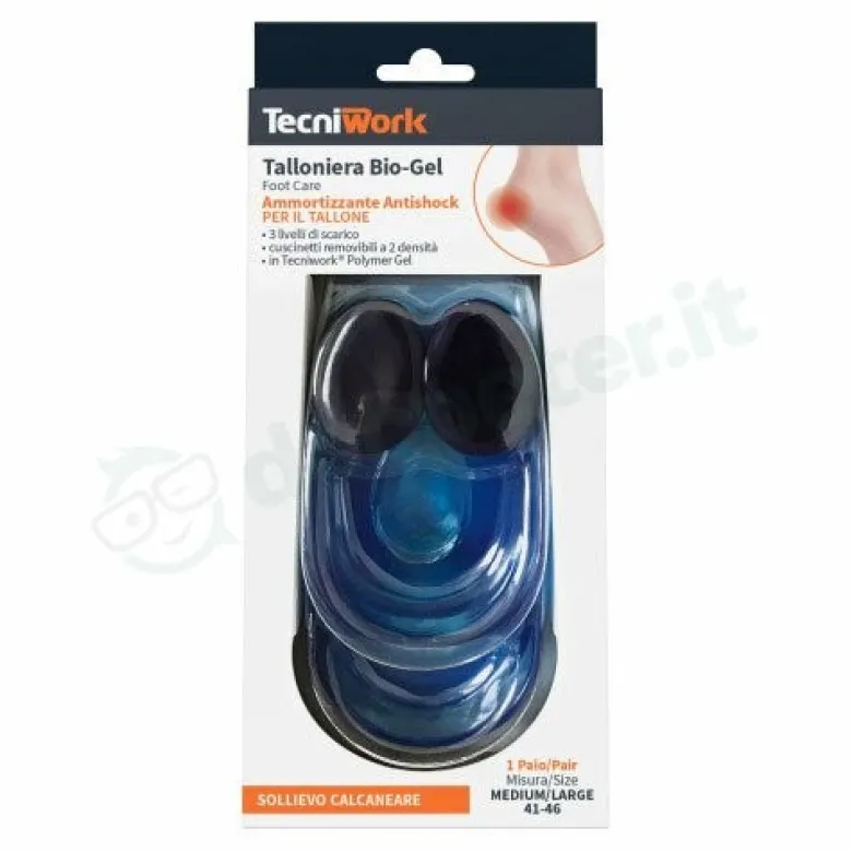 Talloniere Ammortizzanti Removibili Bio-Gel Comfort Taglia M/L