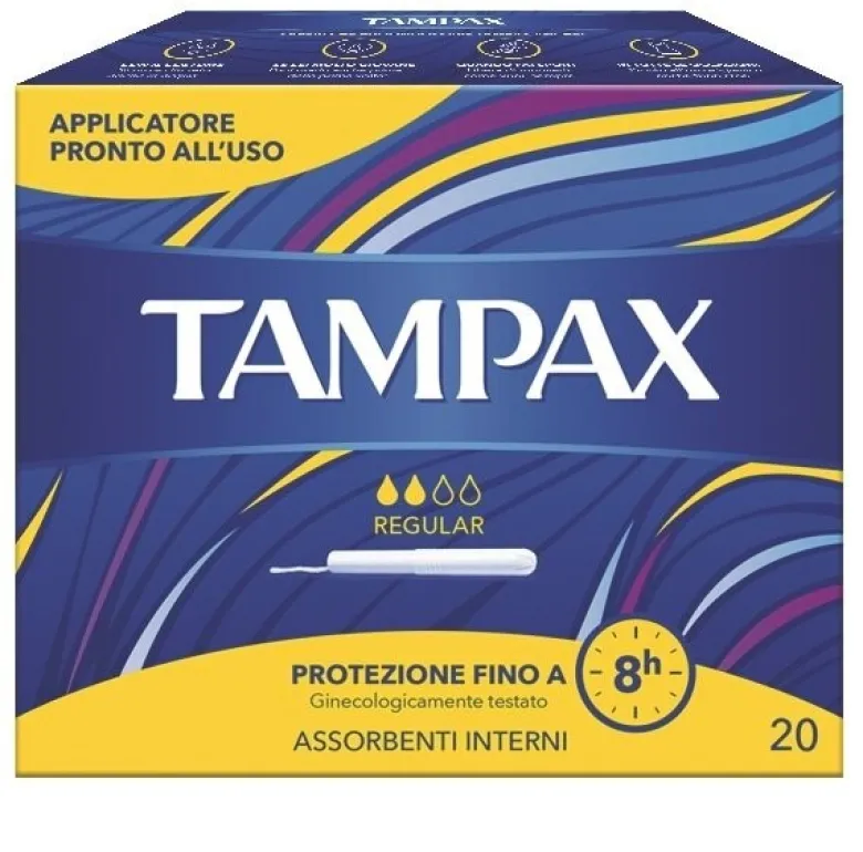 Tampax blue box regular 20 pezzi