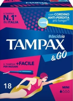 Tampax &go mini 18 pezzi