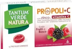 Tantum Verde Natura 15 Pastiglie Propoli+C Frutti Di Bosco