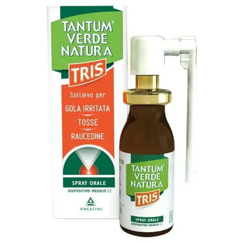 Tantum verde natura tris tosse mal di gola nebulizzatore 15 ml