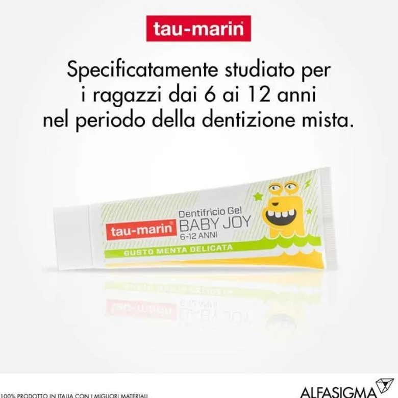 Tau-Marin Dentifricio Baby Joy per Bambini da 6-12 anni 50 ml