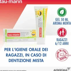 Tau-Marin Dentifricio Baby Joy per Bambini da 6-12 anni 50 ml