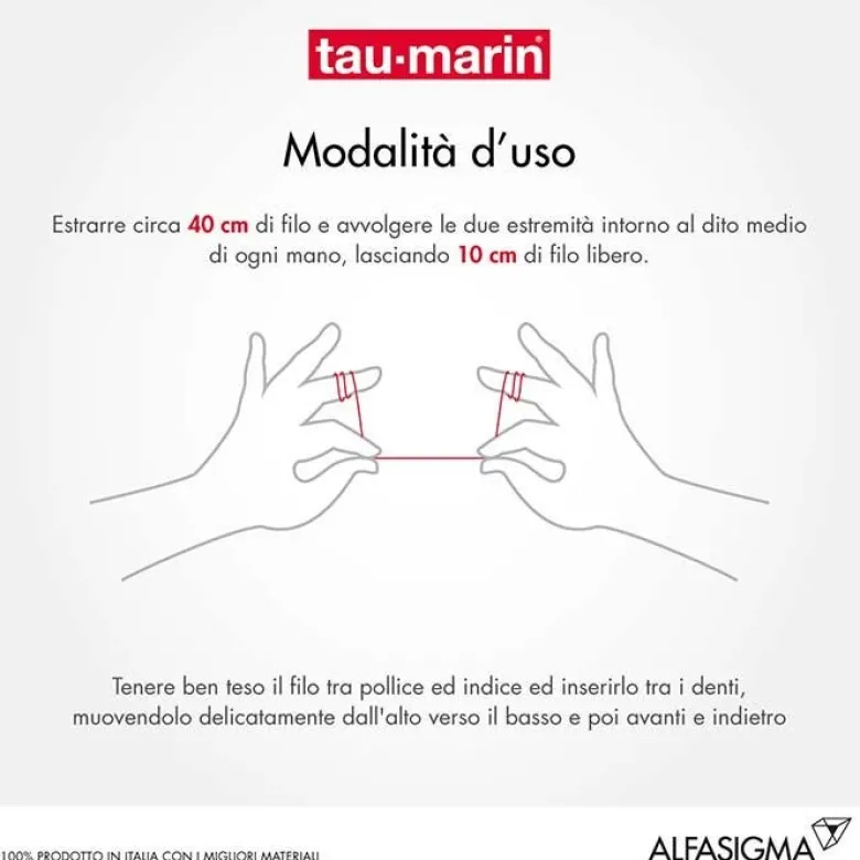 Tau-Marin Filo Interdentale ad espansione Tau-Active