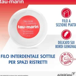 Tau-Marin Filo Interdentale Slim Ultrapiatto 25 mt