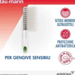 Tau-Marin Spazzolino Denti Sensibili setole morbide
