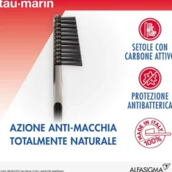 Tau-Marin Spazzolino Professional Black Anti-Macchia