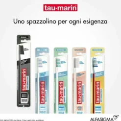 Tau-Marin Spazzolino Professional Black Anti-Macchia
