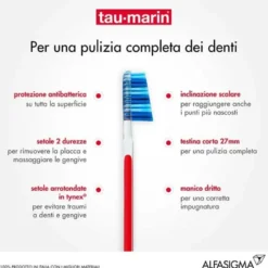 Tau-Marin Spazzolino Professional 27 setole morbide