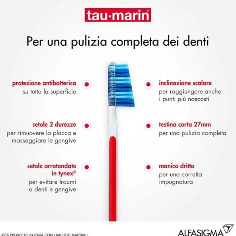Tau-Marin Spazzolino Professional 27 setole morbide