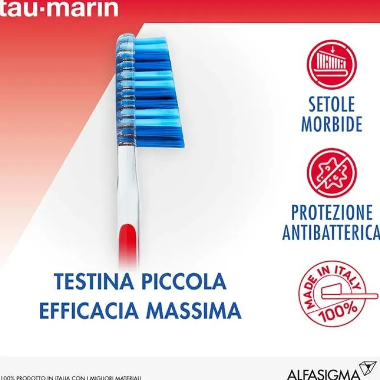Tau-Marin Spazzolino Professional 27 setole morbide