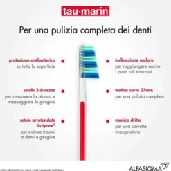Tau-Marin Spazzolino Professional 27 setole molto morbide