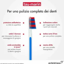 Tau-Marin Spazzolino Professional 27 setole dure