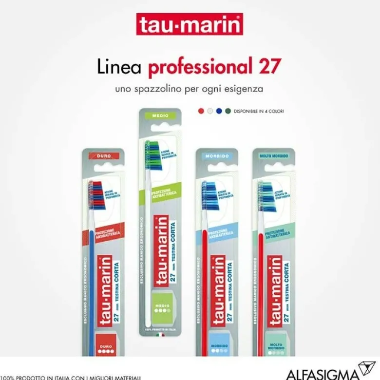 Tau-Marin Spazzolino Professional 27 setole medie