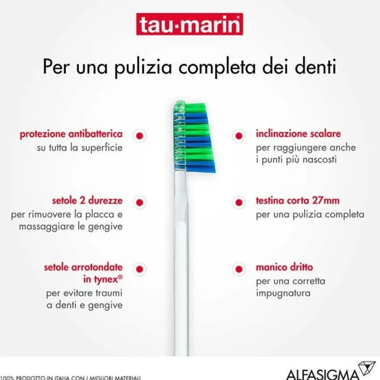 Tau-Marin Spazzolino Professional 27 setole medie