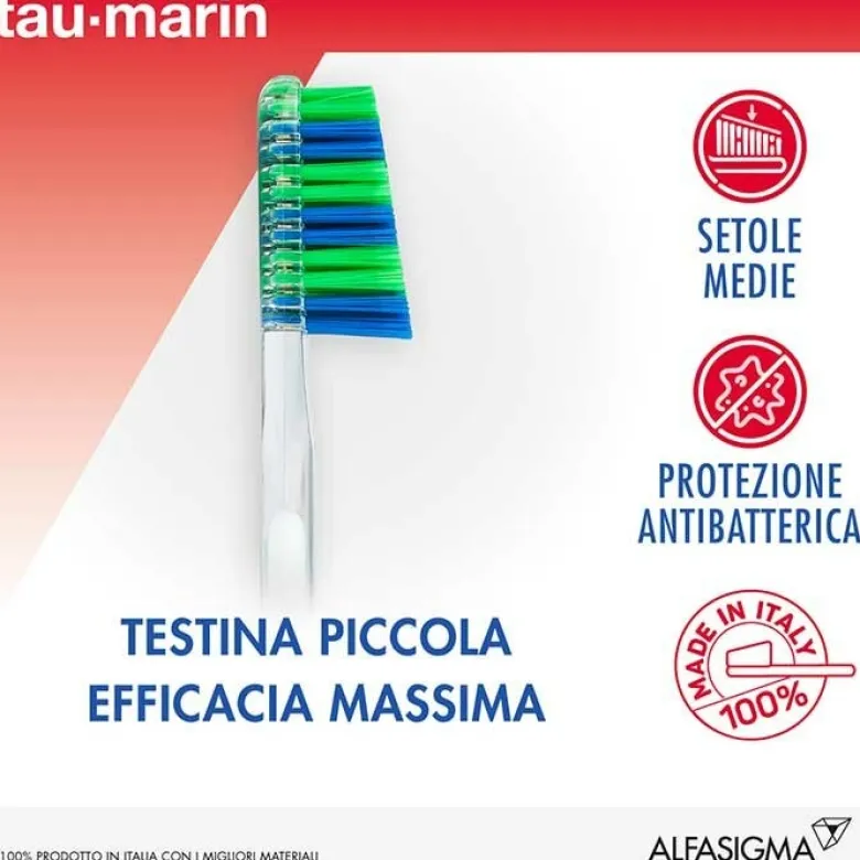 Tau-Marin Spazzolino Professional 27 setole medie