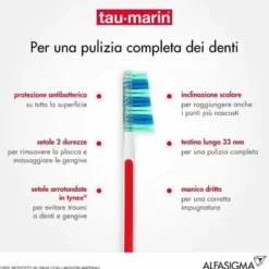 Tau-Marin Spazzolino Scalare 33 setole molto morbide
