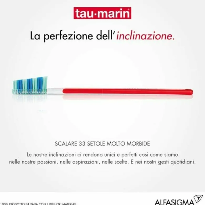 Tau-Marin Spazzolino Scalare 33 setole molto morbide