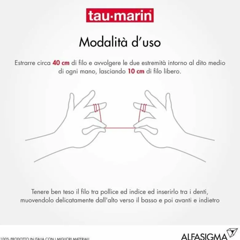 Taumarin Tau-Classic Filo Interdentale Classico Non Cerato 50m