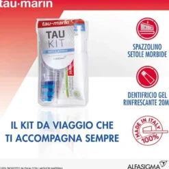 Tau marin tau kit spazzolino morbido new