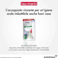 Taumarin Tau Kit Spazzolino Medio + Dentifricio 20ml