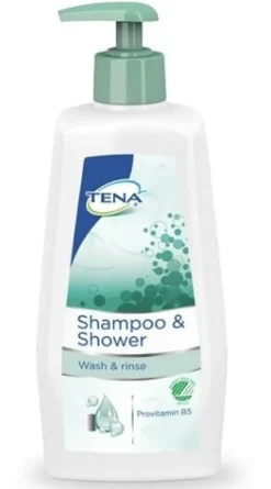 Tena shampoo & shower 500 ml