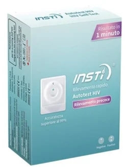 Test di autodiagnosi insti hiv individuazione anticorpi dell'hiv screen test