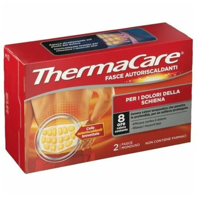 Thermacare Fascia autoriscaldante terapeutica Schiena 2 pezzi