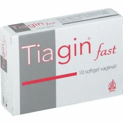 Tiagin Fast 10 Capsule Softgel Vaginali per Vaginosi Batterica
