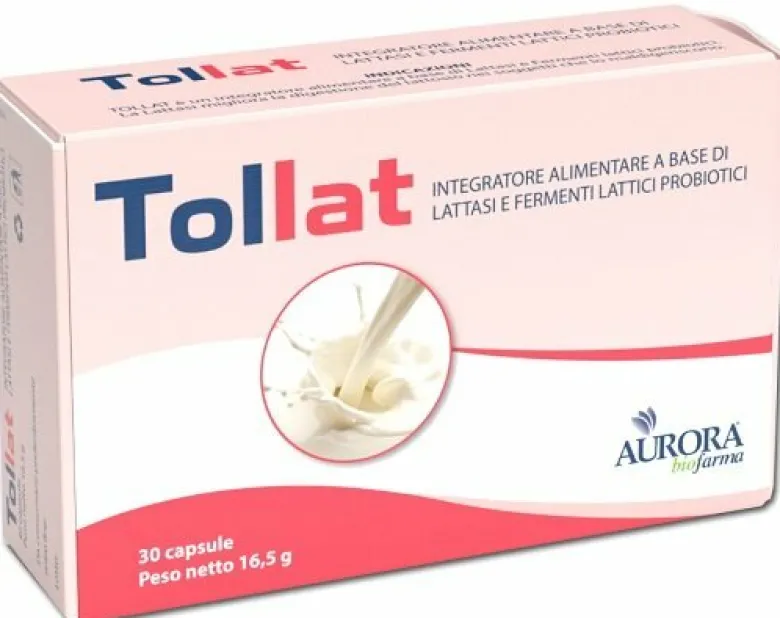 Tollat Integratore Alimentare Intolleranza al Lattosio 30 capsule