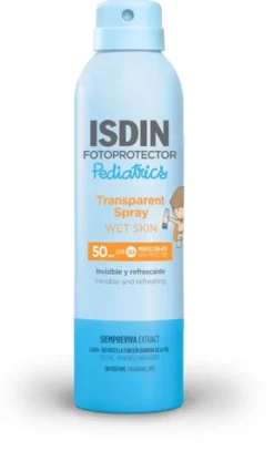 Transparent Spray Wet Skin Pediatrics Spf50 250 ml