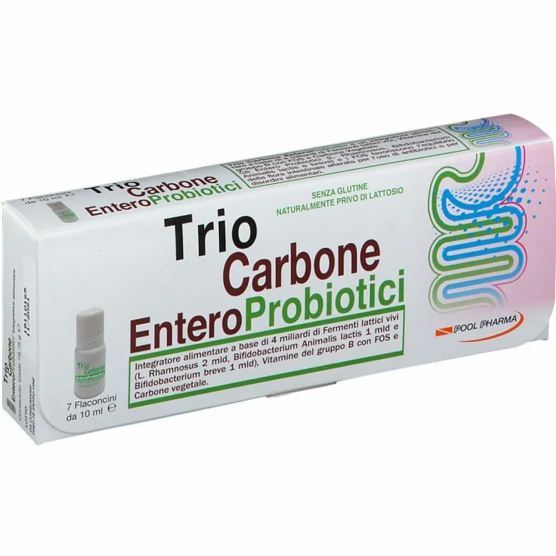 Triocarbone enteroprobiotici 7 flaconcini x 10 ml