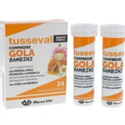 Tusseval gola bambini 24 compresse