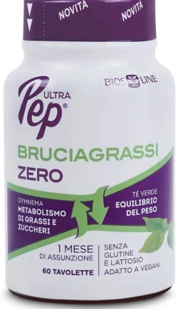 Ultra Pep Bruciagrassi zero 60 tavolette