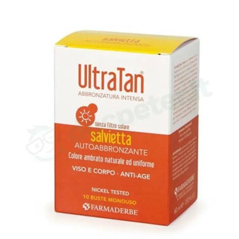 Ultra tan salviette autoabbronzanti