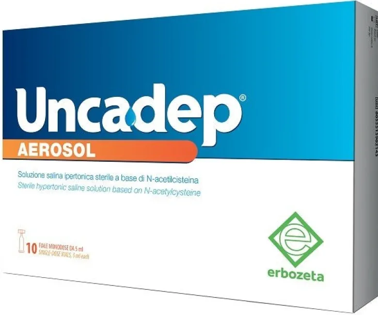 Uncadep Aerosol 10 Fiale Monodose da 5 ml