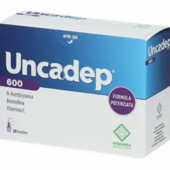 Uncadep 600 Mucolitico e Antinfiammatorio 20 bustine