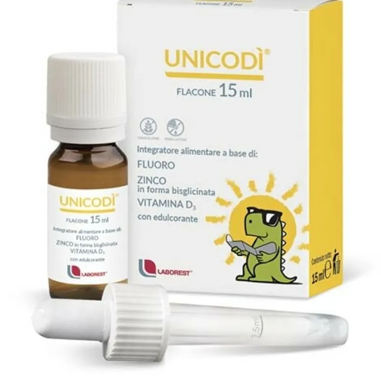 Unicodi' 15 ml fluoro zinco vitamina d3