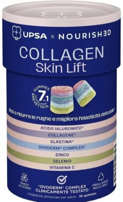 Upsa gummy 7in1 collagen skin lift 30 gommose