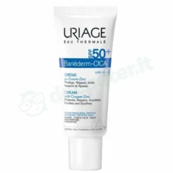 Uriage Bariéderm Cica-Crema SPF 50+ Con Cu-Zu Pelle Arrossata 40 ml