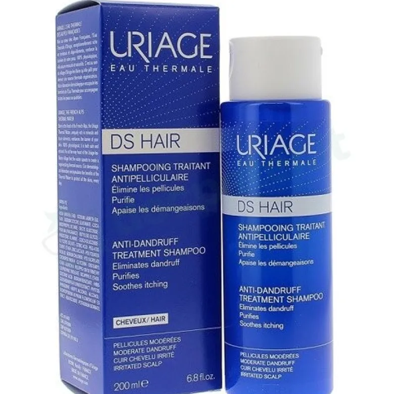 Uriage ds hair shampoo traitant antipelliculaire fiale 200 ml