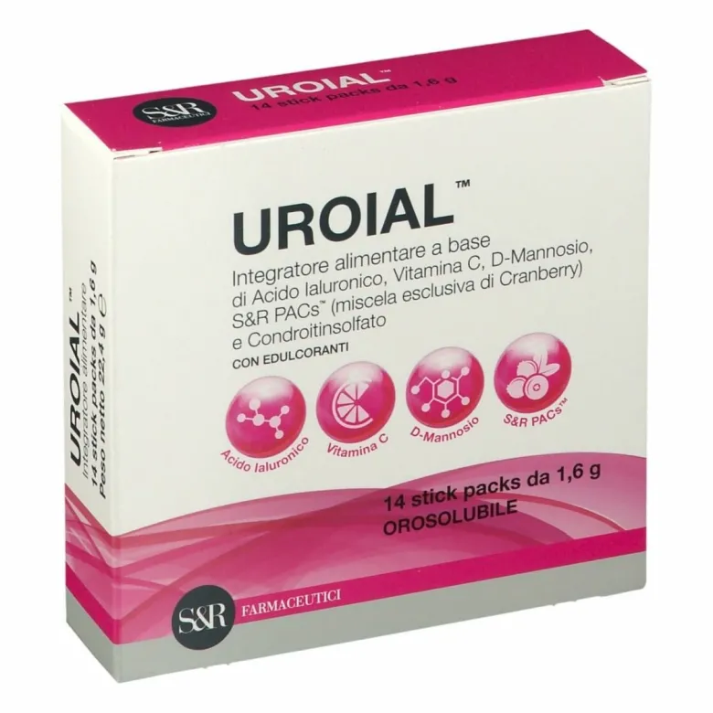 Uroial Integratore drenante e vie urinarie 14 bustine