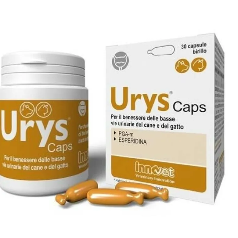 Urys Caps Benessere vie Urinarie di Cane e Gatto 30 Capsule
