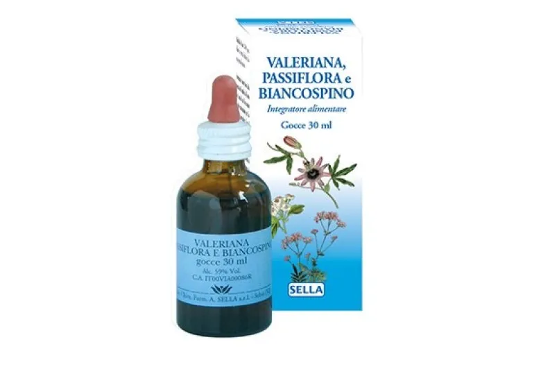 Valeriana passiflora e biancospino gocce 30ml