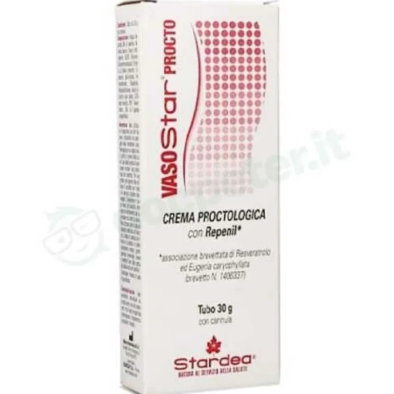 Vasostar crema proctologica tubo 30 g