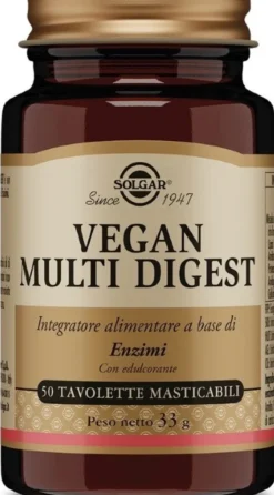 Vegan multi digest 50 tavolette masticabili