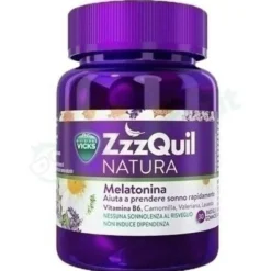 Vicks ZzzQuill Natura Coadiuvante Sonno 30 Pastiglie Gommose