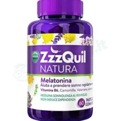 Vicks ZzzQuill Natura Coadiuvante Sonno 60 Pastiglie Gommose
