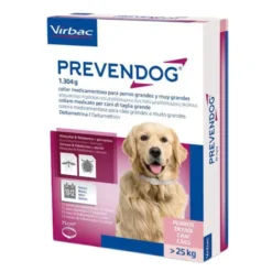 Virbac Prevendog Collare Medicato Antiparassitario 75cm Per Cani Grandi Oltre 25Kg